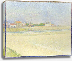 Постер Сера Жорж-Пьер (Georges Seurat) Канал в Грейвлайнс, Гранд Форт-Филипп Постер Сера Жорж-Пьер (Georges Seurat) Канал в Грейвлайнс, Гранд Форт-Филипп