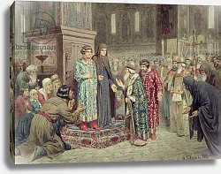 Постер Кившенко Алексей Council calling Michael F. Romanov to the Reign, 1880 Постер Кившенко Алексей Council calling Michael F. Romanov to the Reign, 1880