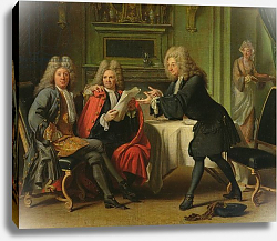 Постер Турниер Робер Bodin, the King's Doctor, in the Company of Dufresny and Crebillon at the House in Auteuil Постер Турниер Робер Bodin, the King's Doctor, in the Company of Dufresny and Crebillon at the House in Auteuil