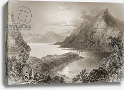 Постер Бартлет Уильям (последователи, грав) Lough Inagh, Connemara, County Galway, 1860s Постер Бартлет Уильям (последователи, грав) Lough Inagh, Connemara, County Galway, 1860s