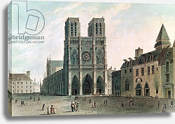 Постер Габрицца Анжело The Square in Front of Notre-Dame at the Time of the Consulat, 1799-1804 Постер Габрицца Анжело The Square in Front of Notre-Dame at the Time of the Consulat, 1799-1804