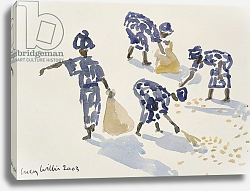 Постер Виллис Люси (совр) Clearing Leaves, Senegal, 2003 Постер Виллис Люси (совр) Clearing Leaves, Senegal, 2003