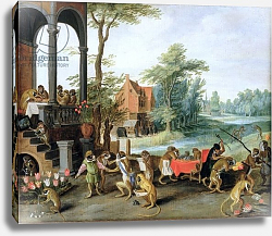 Постер Брейгель Ян Младший A Satire of the Folly of Tulip Mania Постер Брейгель Ян Младший A Satire of the Folly of Tulip Mania