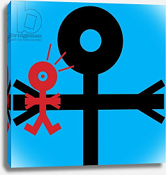 Постер ЗисИзНотМи (совр) Father With Crying Baby Icon, 2006 Постер ЗисИзНотМи (совр) Father With Crying Baby Icon, 2006