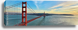 Постер США, Сан-Франциско. Golden Gate Bridge Постер США, Сан-Франциско. Golden Gate Bridge