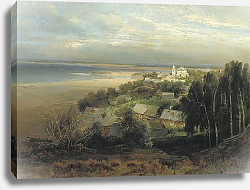 Постер Саврасов Алексей Печерский монастырь под Нижним Новгородом. 1871 Постер Саврасов Алексей Печерский монастырь под Нижним Новгородом. 1871