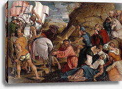 Постер Бассано Якопо The Journey to Calvary, c.1540, Постер Бассано Якопо The Journey to Calvary, c.1540,