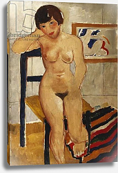 Постер Вуд Кристофер Nude with a Striped Rug, Meraud Guinness, 1928 Постер Вуд Кристофер Nude with a Striped Rug, Meraud Guinness, 1928