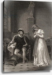 Постер Смирке Робер Angelo and Isabella, engraved by W.C. Wilson, from 'Measure for Measure' by William Shakespeare 1797 Постер Смирке Робер Angelo and Isabella, engraved by W.C. Wilson, from 'Measure for Measure' by William Shakespeare 1797