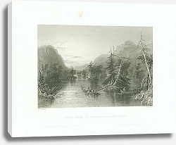 Постер Scene Among the Highlands on Lake George Постер Scene Among the Highlands on Lake George