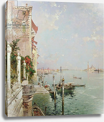 Постер Ютенбергер Франц Venice: View from the Zattere with San Giorgio Maggiore in the Distance Постер Ютенбергер Франц Venice: View from the Zattere with San Giorgio Maggiore in the Distance