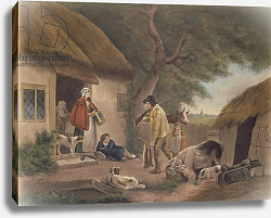 Постер Морленд Джордж The Warrener, engraved by William Ward, pub. by H. Morland, 1806 Постер Морленд Джордж The Warrener, engraved by William Ward, pub. by H. Morland, 1806