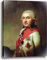 Постер Школа: Русская 18в. Portrait of Admiral Jose de Ribas, after 1796 Постер Школа: Русская 18в. Portrait of Admiral Jose de Ribas, after 1796