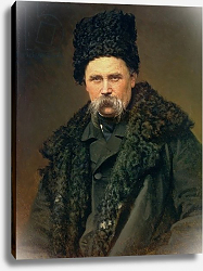 Постер Крамской Иван Portrait of the Ukranian Author Taras Grigorievich Shevchenko, 1871 Постер Крамской Иван Portrait of the Ukranian Author Taras Grigorievich Shevchenko, 1871