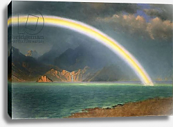 Постер Бирштад Альберт Rainbow Over Jenny Lake, Wyoming, Постер Бирштад Альберт Rainbow Over Jenny Lake, Wyoming,