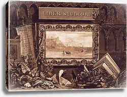 Постер Тернер Вильям (последователи) Frontispiece to 'Liber Studiorum', engraved by J. C. Easling 1812 Постер Тернер Вильям (последователи) Frontispiece to 'Liber Studiorum', engraved by J. C. Easling 1812
