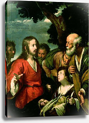 Постер Строцци Бернардо The Miracle of the Loaves and Fishes, c.1630 Постер Строцци Бернардо The Miracle of the Loaves and Fishes, c.1630
