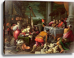 Постер Бассано Леандро The Rich Man and Lazarus, 1590-95 Постер Бассано Леандро The Rich Man and Lazarus, 1590-95