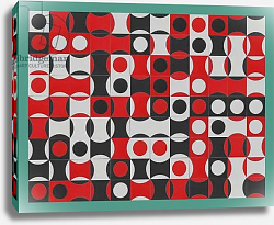 Постер МакКлюр Питер (совр) BLACK WHITE & RED COMPOSIT OF CIRCLES Постер МакКлюр Питер (совр) BLACK WHITE & RED COMPOSIT OF CIRCLES