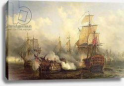 Постер Майер Август The Redoutable at Trafalgar, 21st October 1805 Постер Майер Август The Redoutable at Trafalgar, 21st October 1805