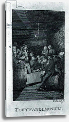 Постер Школа: Америка (18 в) Tory Pandemonium, from John Trumbull's 'M'Fingal', engraved by Elkanah Tisdale 1795 Постер Школа: Америка (18 в) Tory Pandemonium, from John Trumbull's 'M'Fingal', engraved by Elkanah Tisdale 1795