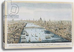 Постер Боулз Томас A General View of the City of London and the River Thames, plate 2 from 'Views of London' 1794 Постер Боулз Томас A General View of the City of London and the River Thames, plate 2 from 'Views of London' 1794