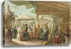 Постер Шарф Джордж (грав) Old Covent Garden Market, 1825 Постер Шарф Джордж (грав) Old Covent Garden Market, 1825
