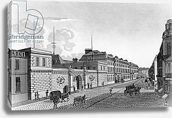 Постер Курвузье Анри View of the Bank of France from the Rue Croix-des-Petits-Champs, 1800 Постер Курвузье Анри View of the Bank of France from the Rue Croix-des-Petits-Champs, 1800
