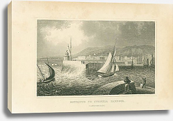 Постер Entrance to Swansea Harbour, Glamorganshire Постер Entrance to Swansea Harbour, Glamorganshire