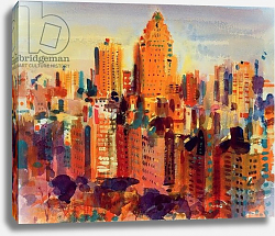 Постер Грехам Питер (совр) Upper Manhattan, 2000 Постер Грехам Питер (совр) Upper Manhattan, 2000
