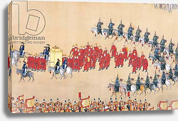 Постер Школа: Китайская 18в. Emperor Qianlong's review of the grand parade of troops, handscroll Постер Школа: Китайская 18в. Emperor Qianlong's review of the grand parade of troops, handscroll