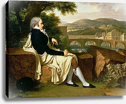 Постер Фабре Франсис Allen Smith seated Above the River Arno, contemplating Florence, 1797 Постер Фабре Франсис Allen Smith seated Above the River Arno, contemplating Florence, 1797
