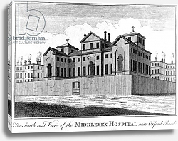 Постер Кинг Хайнц The South East View of the Middlesex Hospital, 1745 Постер Кинг Хайнц The South East View of the Middlesex Hospital, 1745