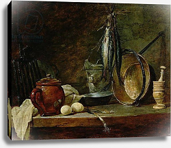 Постер Шарден Жан-Батист Still life: Fast Day Menu, 1731 Постер Шарден Жан-Батист Still life: Fast Day Menu, 1731