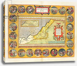 Постер Ортелиус Абрахам (карты) The Peregrinations of Abraham, from the 'Theatrum Orbis Terrarum', 1603 Постер Ортелиус Абрахам (карты) The Peregrinations of Abraham, from the 'Theatrum Orbis Terrarum', 1603