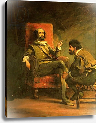 Постер Гиберрт Джон Сэр Don Quixote and Sancho Panza from Cervante's 'Don Quixote de la Mancha', 19th century Постер Гиберрт Джон Сэр Don Quixote and Sancho Panza from Cervante's 'Don Quixote de la Mancha', 19th century