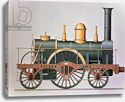 Постер Школа: Английская 19в. Stephenson's 'North Star' Steam Engine, 1837 Постер Школа: Английская 19в. Stephenson's 'North Star' Steam Engine, 1837