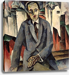 Постер Лентулов Аристарх Portrait of the Regisseur Alexander J. Tairov Постер Лентулов Аристарх Portrait of the Regisseur Alexander J. Tairov