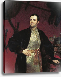 Постер Брюллов Карл Портрет князя Михаила Андреевича Оболенского. 1846 Постер Брюллов Карл Портрет князя Михаила Андреевича Оболенского. 1846