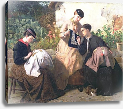 Постер Пикерсгилл Фредерик A Honiton Lace Manufactory, c.1869 Постер Пикерсгилл Фредерик A Honiton Lace Manufactory, c.1869
