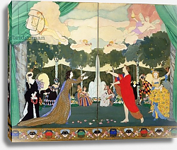 Постер Сомов Константин Curtain Design for the 'Free Theatre' in Moscow, 1913 Постер Сомов Константин Curtain Design for the 'Free Theatre' in Moscow, 1913