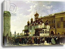 Постер Бодри Карл Easter procession at the Maria Annunciation Cathedral in Moscow, 1860 Постер Бодри Карл Easter procession at the Maria Annunciation Cathedral in Moscow, 1860