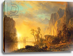 Постер Бирштад Альберт Sunset in the Rockies Постер Бирштад Альберт Sunset in the Rockies