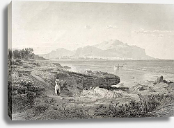 Постер Palermo gulf. Original illustration was created by A. Achenbach and J. Richter and published in Trie Постер Palermo gulf. Original illustration was created by A. Achenbach and J. Richter and published in Trie