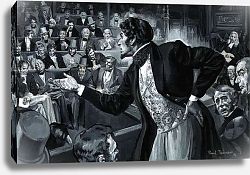 Постер Рейнер Поль Benjamin Disraeli during his maiden speech to Parliament Постер Рейнер Поль Benjamin Disraeli during his maiden speech to Parliament