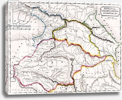 Постер Школа: Английская 19в. Map of Armenia, Colchis, Iberia and Albania, from 'The Atlas of Ancient Geography', c.1829 Постер Школа: Английская 19в. Map of Armenia, Colchis, Iberia and Albania, from 'The Atlas of Ancient Geography', c.1829
