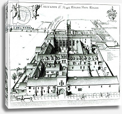 Постер Логган .Давид Winchester College, from a collection of topographical illustrations 'Oxonia Illustrata' 1675 Постер Логган .Давид Winchester College, from a collection of topographical illustrations 'Oxonia Illustrata' 1675