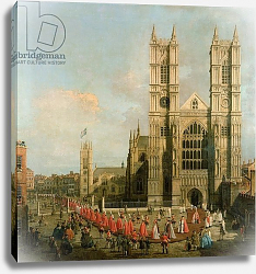 Постер Каналетто (Giovanni Antonio Canal) Procession of the Knights of the Bath Постер Каналетто (Giovanni Antonio Canal) Procession of the Knights of the Bath