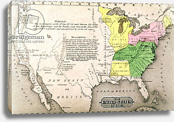 Постер Неизвестен Map of the United States in 1803, by John Warner Barber and Henry Hare, 1861 Постер Неизвестен Map of the United States in 1803, by John Warner Barber and Henry Hare, 1861