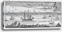 Постер Школа: Английская 19в. New York in 1732, illustration from Volume V of 'Narrative and Critical History of America', 1887 Постер Школа: Английская 19в. New York in 1732, illustration from Volume V of 'Narrative and Critical History of America', 1887